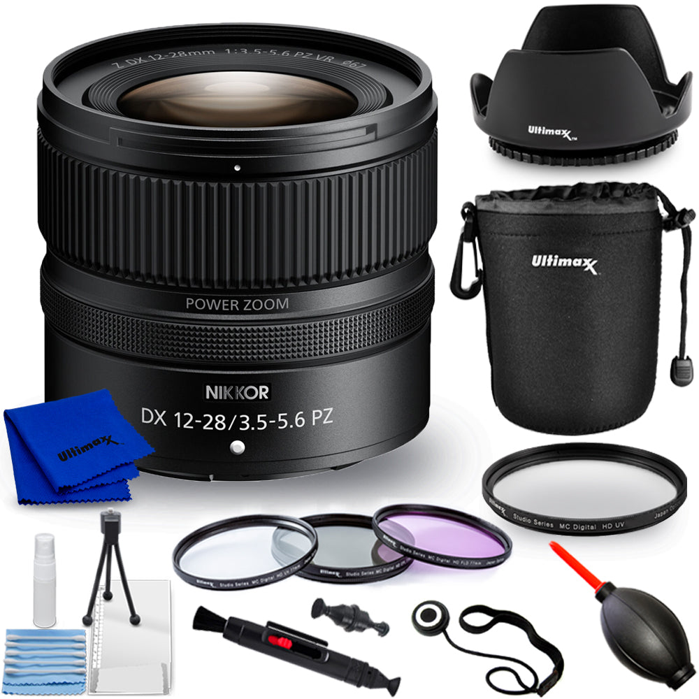 Nikon NIKKOR Z DX 12-28 mm f/3,5-5,6 PZ VR Objectif (Nikon Z) 20118 Ensemble d'accessoires