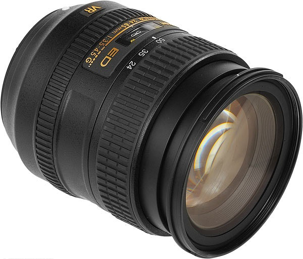 Nikon AF-S NIKKOR 24-85 mm f3.5-4.5G ED VR Objectif 2204 – Lot de 7 accessoires