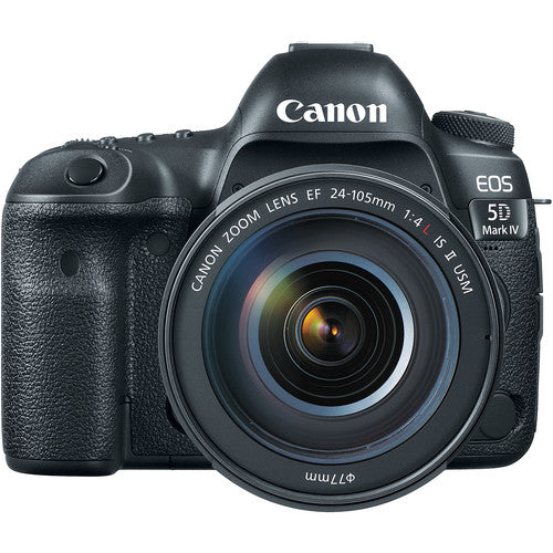 Appareil photo Canon EOS 5D Mark IV avec objectif 24-105 mm f/4L IS II USM - Offre groupée 32 Go