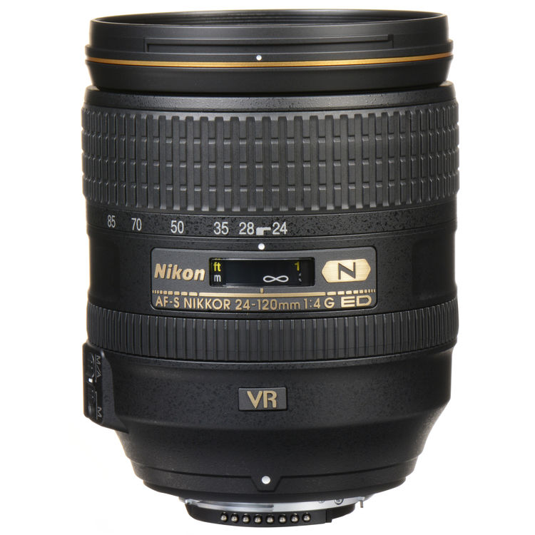 Objectif Nikon AF-S NIKKOR 24-120 mm f/4G ED VR 2193 + kit de filtres + pochette d'objectif