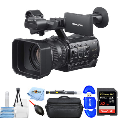 Caméscope PAL professionnel 4K Sony HXR-NX200 HXR-NX200P - Ensemble essentiel de 32 Go