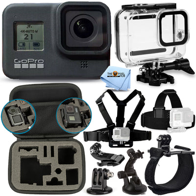 Caméscope GoPro HERO8 Black 12MP étanche 4K + Ultimate Action Bundle