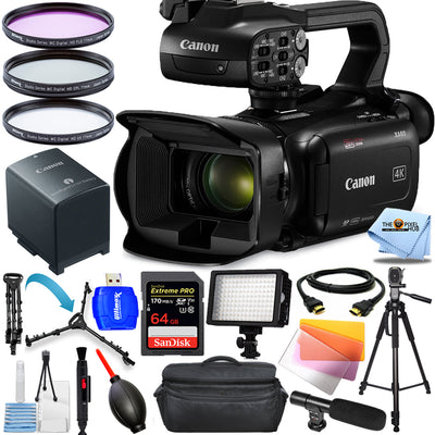 Caméscope professionnel UHD 4K Canon XA60 PAL 5733C002 - Ensemble d'accessoires 14 pièces