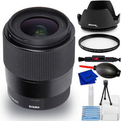 Sigma 23mm f/1.4 DC DN Contemporary Lens (FUJIFILM X) 348975 - 7PC Accessory Kit