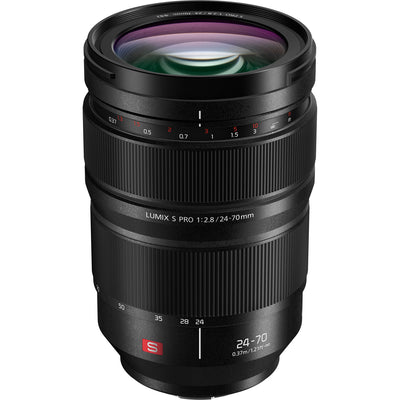 Objectif Panasonic Lumix S PRO 24-70 mm f/2.8 S-E2470 + filtre UV ultraviolet