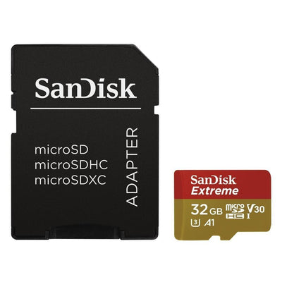 SanDisk Extreme 32 Go microSDHC Micro SD SDHC 100 Mo/s V30 SDSQXAF-032G-GN6MA