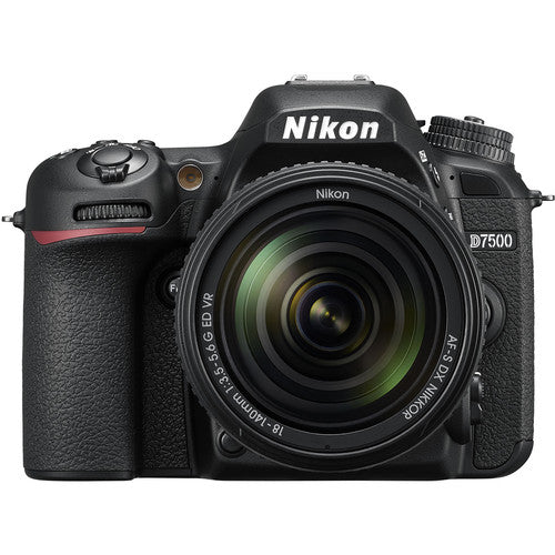 Appareil photo reflex numérique Nikon D7500 avec objectif 18-140 mm - Pack essentiel de 32 Go