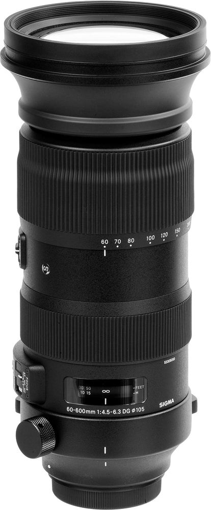 Objectif sport Sigma 60-600 mm f/4.5-6.3 DG OS HSM pour Canon EF + pochette