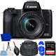 Canon EOS M50 Mark II Mirrorless Camera with 18-150mm IS STM (Black) 7PC Bundle Canon
