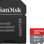 SanDisk 64GB Ultra MicroSDHC UHS-I Memory Card 120MB/s with Adapter