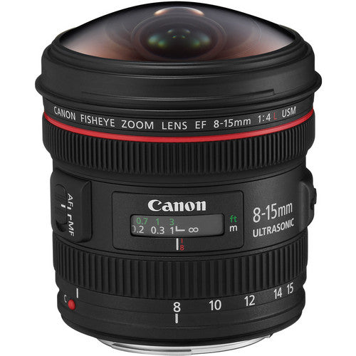 Canon EF 8-15 mm f/4L Fisheye USM Objectif zoom ultra-large + pochette d'objectif