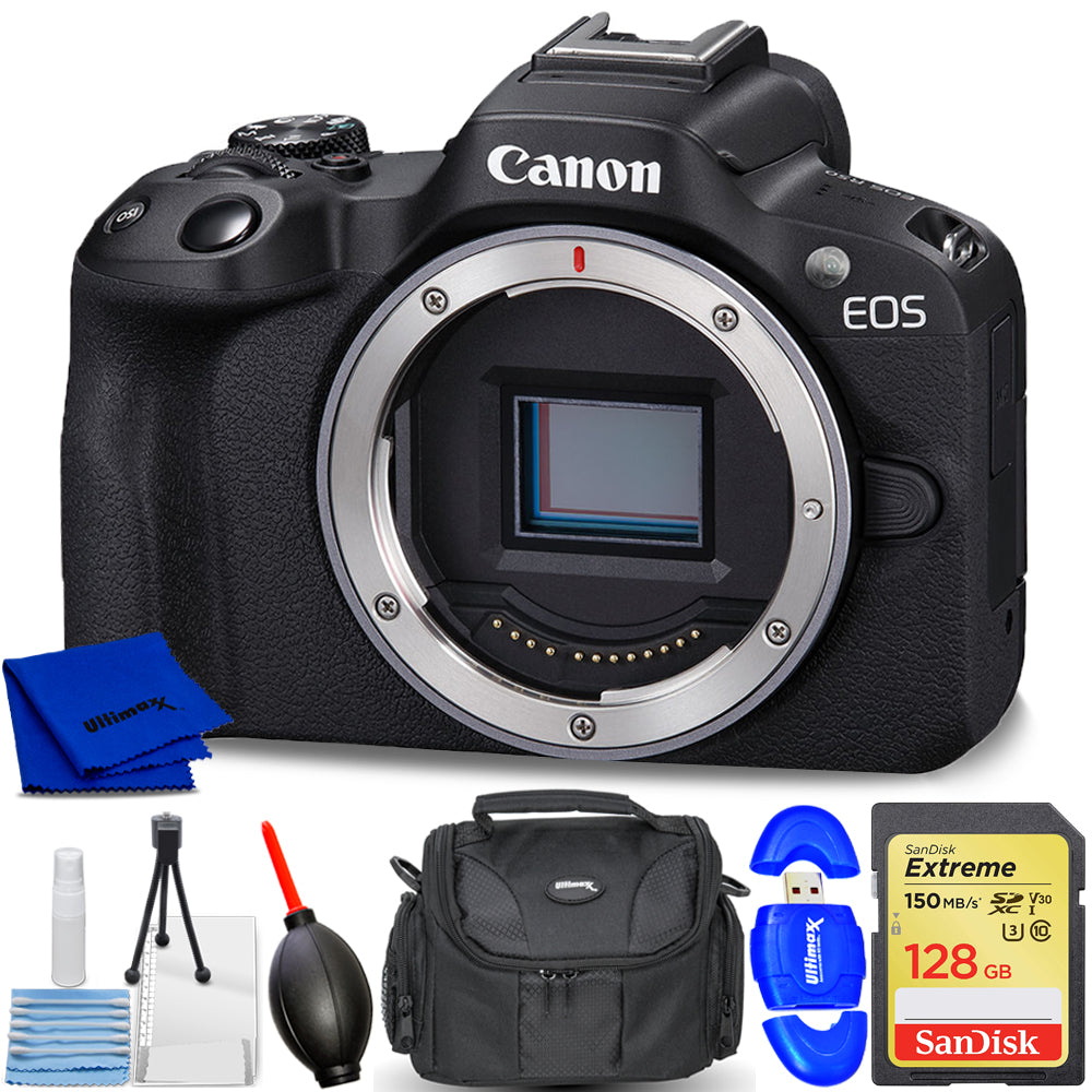 Appareil photo sans miroir Canon EOS R50 (noir) 5811C002 - Ensemble d'accessoires 7 pièces