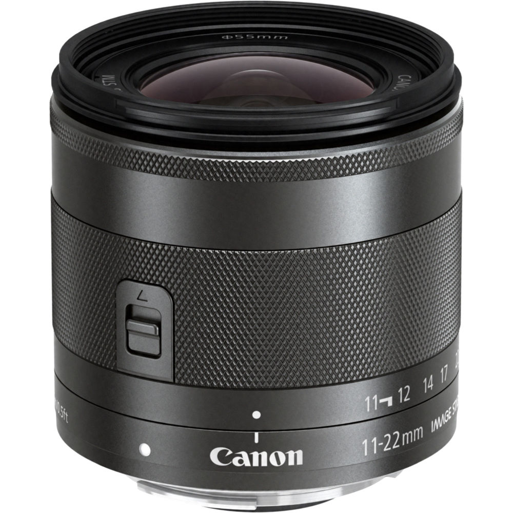 Objectif Canon EF-M 11-22 mm f/4-5.6 IS STM 7568B002 - Ensemble d'accessoires 10 pièces