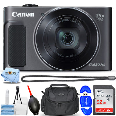 Appareil photo numérique Canon PowerShot SX620 HS (noir) 1072C001 - Ensemble d'accessoires 7 pièces