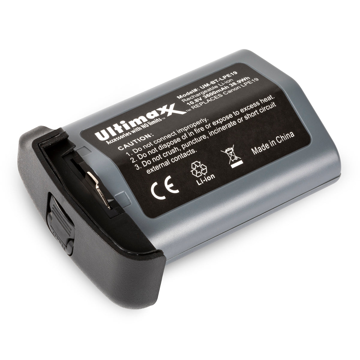 Batterie de remplacement ULTIMAXX LP-E19 3600mAh pour Canon EOS-1D X Mark II