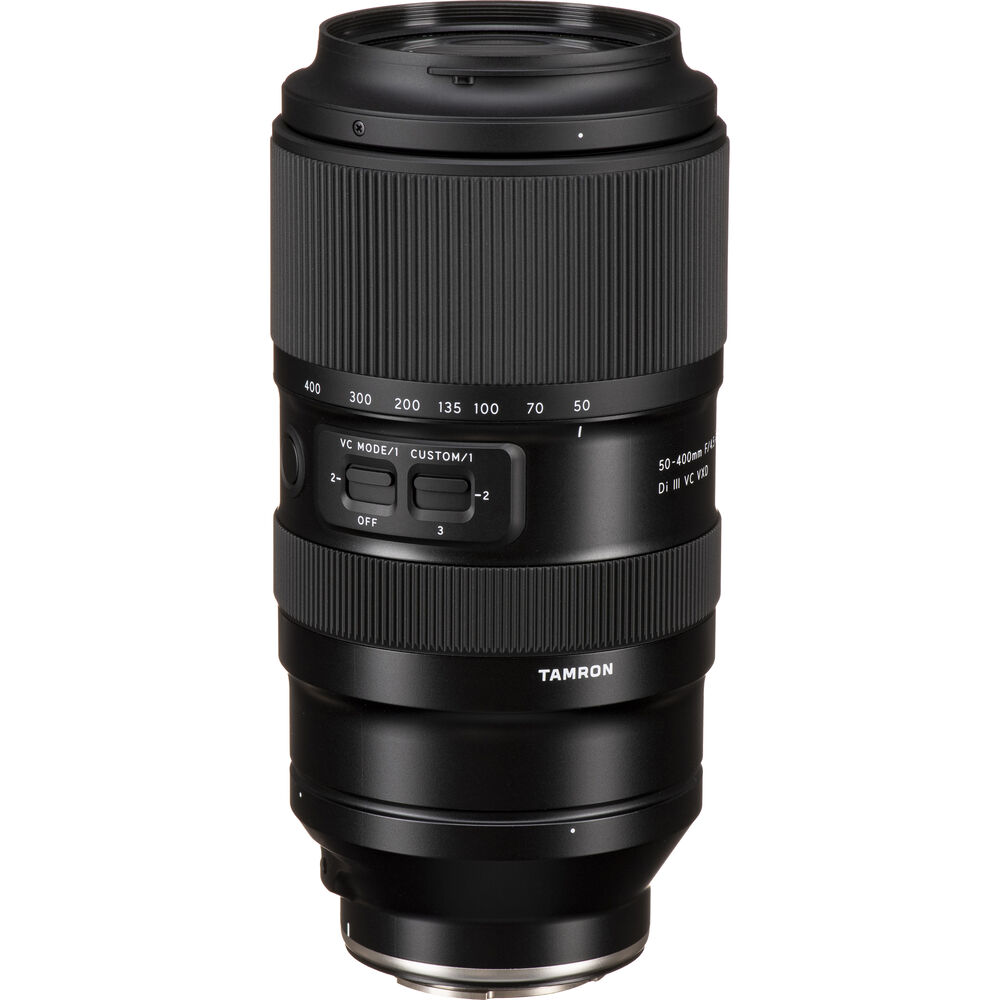 Objectif Tamron 50-400 mm f/4.5-6.3 Di III VC VXD pour Sony E A067S - Kit d'accessoires