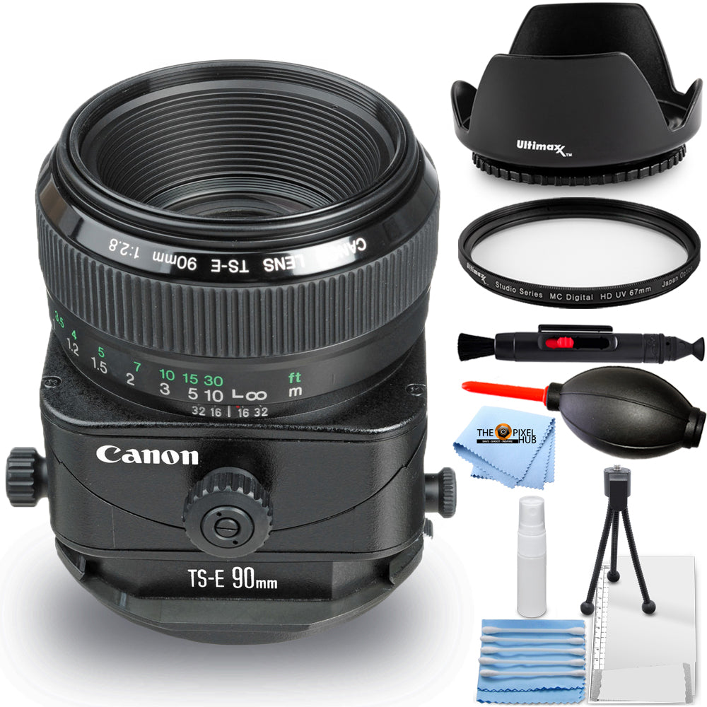 Canon TS-E 90 mm f/2.8 Objectif inclinable 2544A003 - Ensemble d'accessoires 7 pièces