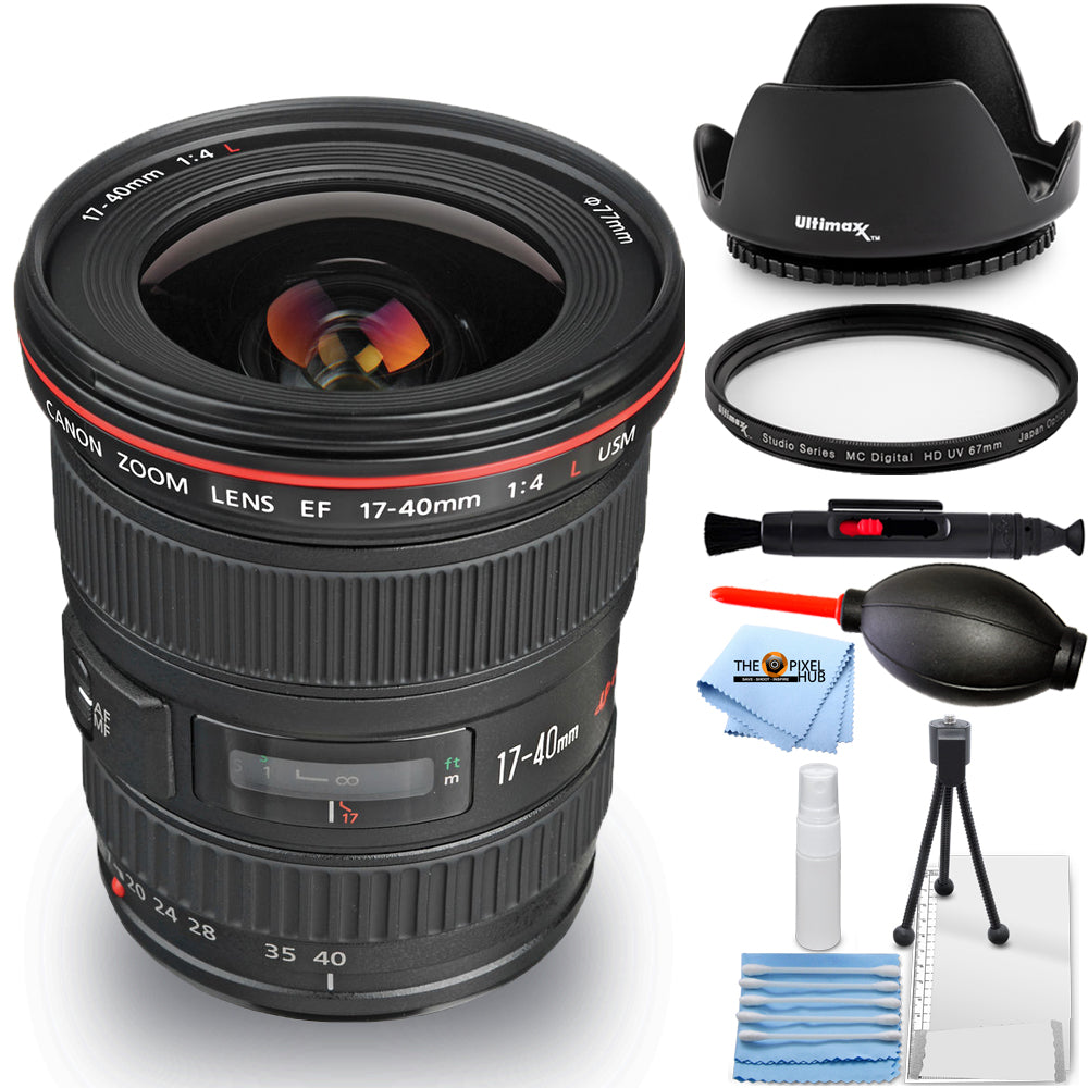 Objectif Canon EF 17-40 mm f/4L USM 8806A002 - Ensemble d'accessoires 7 pièces