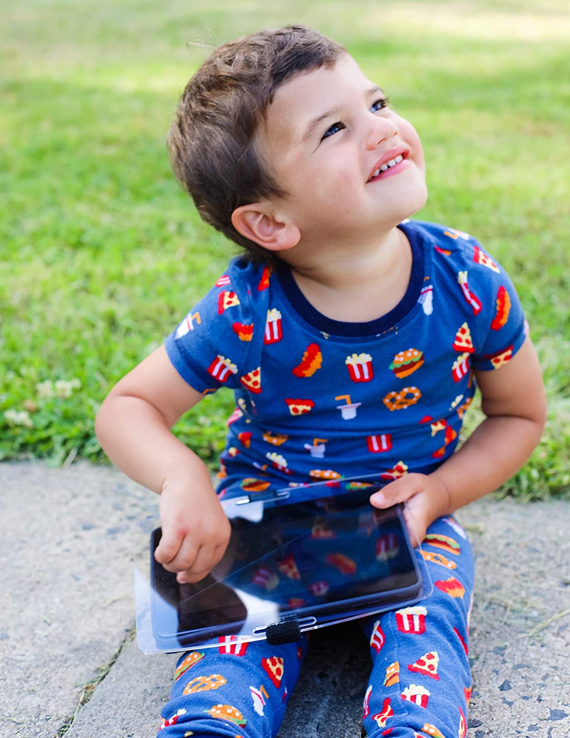 Je ne peux pas toucher ! Écran anti-tactile pour bébé Attachez facilement la housse sur l'iPad et les tablettes