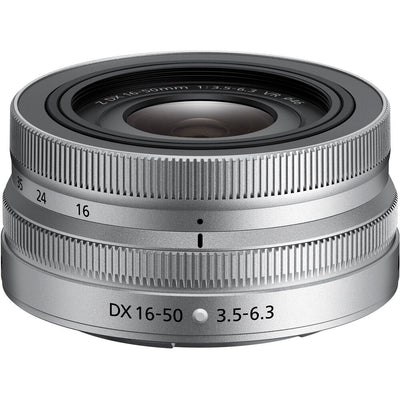 Photo 1 sur 3

 Objectif Nikon NIKKOR Z DX 16-50 mm f/3.5-6.3 VR (argent) - 20109