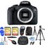 Canon EOS 2000D/Rebel T7 Appareil photo reflex numérique 64 Go avec trépied flash