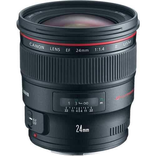 Objectif autofocus Canon EF 24 mm f/1.4L II USM - 2750B002