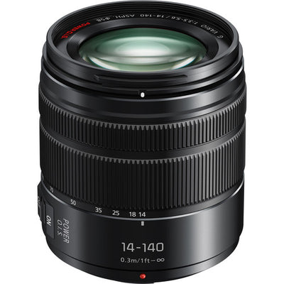 Panasonic Lumix G Vario 14-140 mm f/3,5-5,6 II ASPH. Objectif POWER OIS (boîte ouverte)