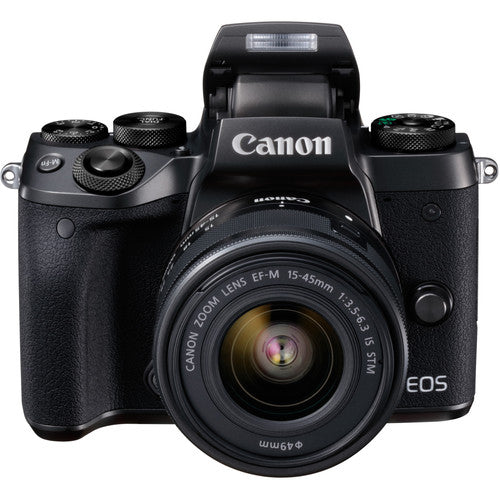 Appareil photo numérique sans miroir Canon EOS M5 avec objectif 15-45 mm - Ensemble d'accessoires 12 pièces