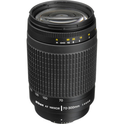 Nikon AF Zoom-NIKKOR 70-300mm f/4-5.6G Lens (Black) - 1928