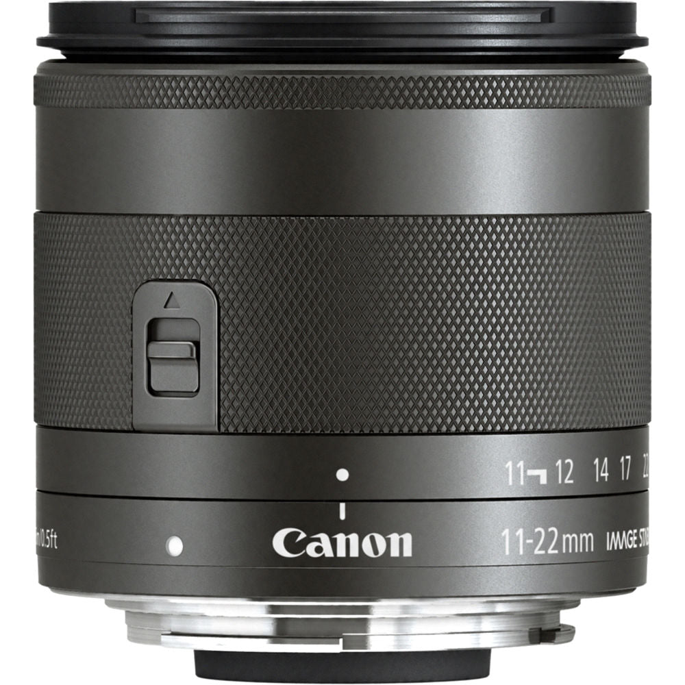 Objectif Canon EF-M 11-22 mm f/4-5.6 IS STM 7568B002 - Ensemble d'accessoires 10 pièces