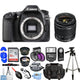 Canon EOS 80D DSLR Camera with 18-55mm IS II Lens + 32GB + Filter Kit Bundle Canon