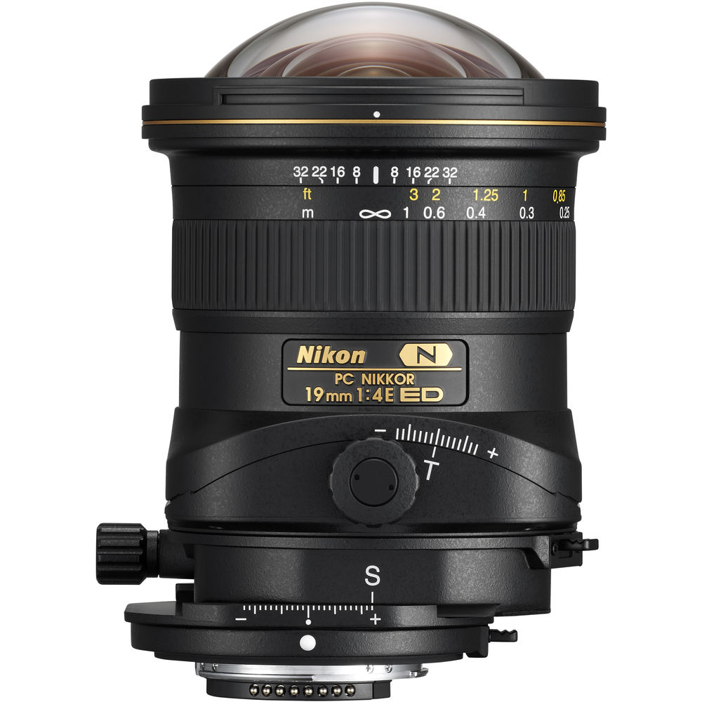 Objectif Nikon PC NIKKOR 19 mm f/4E ED à inclinaison et décalage