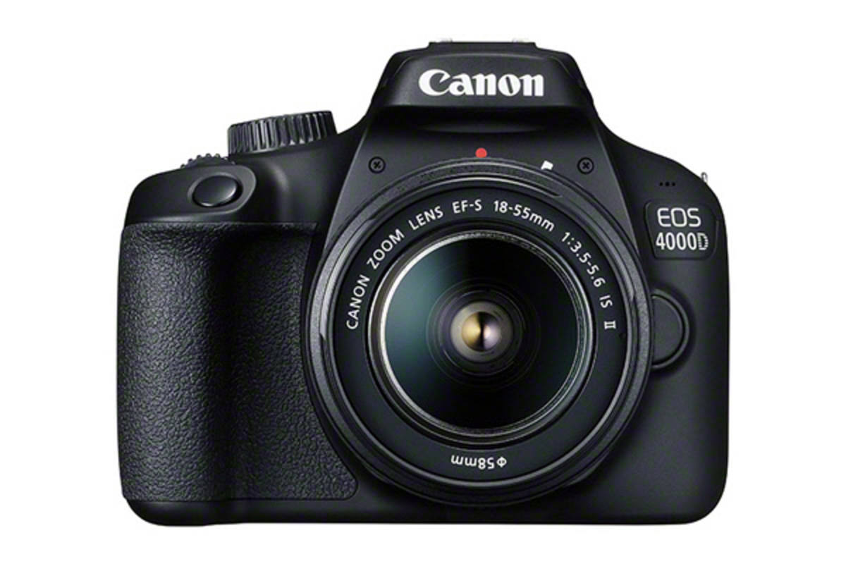 Canon EOS 4000D avec objectif EF-S 18-55 mm f/3.5-5.6 IS II