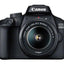 Canon EOS 4000D with EF-S 18-55 mm f/3.5-5.6 IS II Lens - 7PC Accessory Bundle
