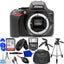 Appareil photo reflex numérique Nikon D3500 24,2 MP (boîtier uniquement) – Lot d'accessoires 10 PC