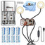 Bluestone USB Double Anneau Lumineux avec Support de Téléphone + Kit de Vlogging Piles AA