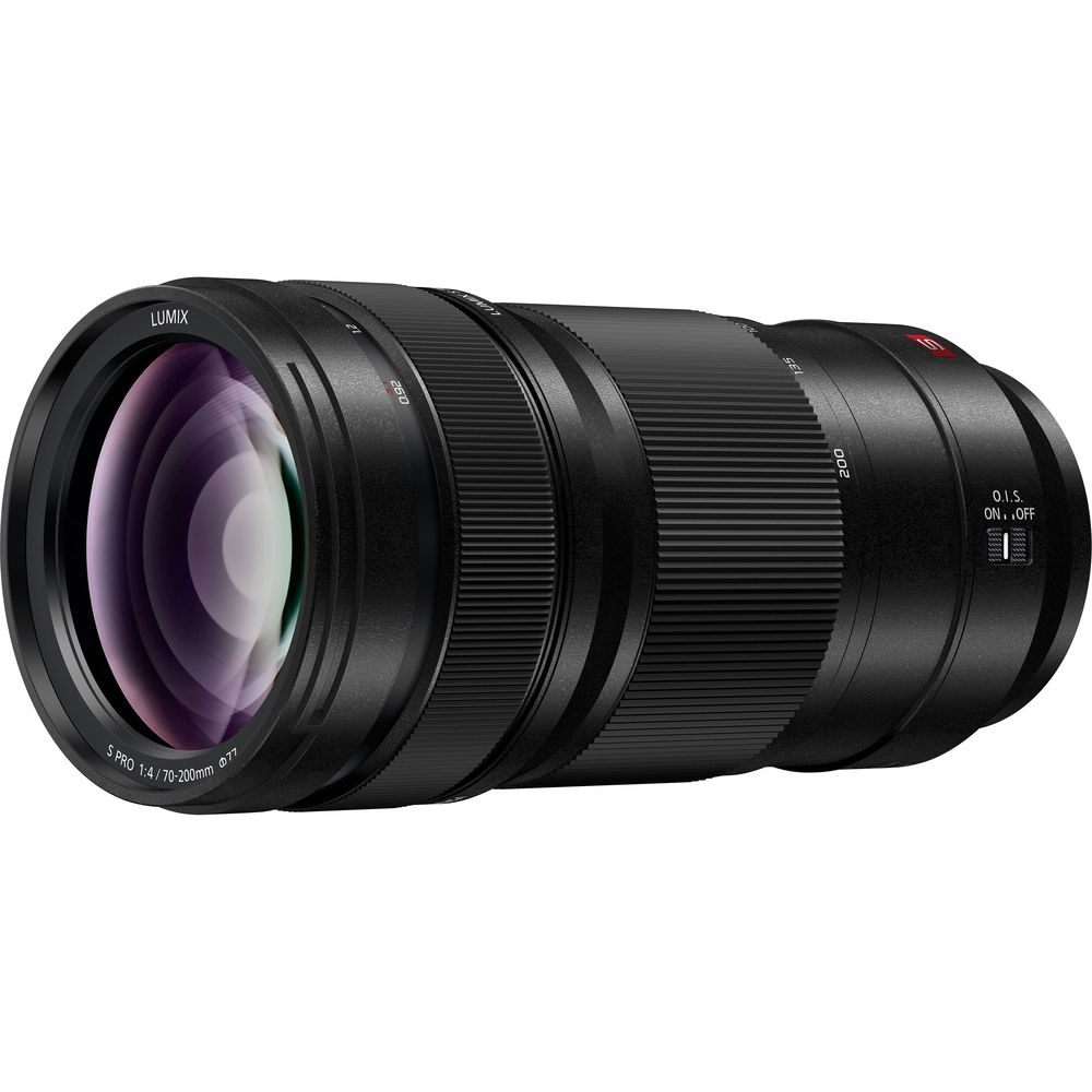 Objectif Panasonic Lumix S PRO 70-200 mm f/4 OIS S-R70200 - Ensemble d'accessoires 7 pièces