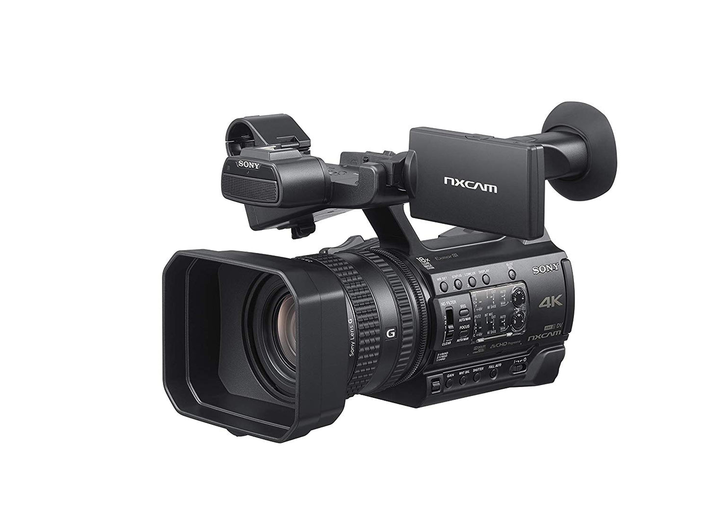 Caméscope PAL professionnel 4K Sony HXR-NX200 HXR-NX200P - Ensemble essentiel de 32 Go