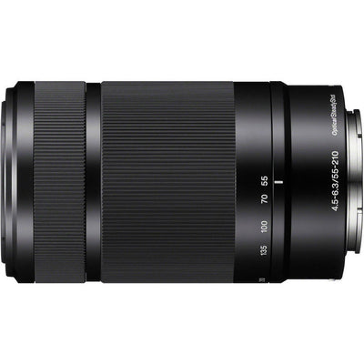 Objectif Sony E 55-210 mm f/4.5-6.3 OSS (noir) SEL55210/B Boîte blanche