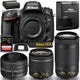 Nikon D610 DSLR Camera + 18-55mm + 70-300mm + 50mm - 3 LENS Accessory Bundle Nikon