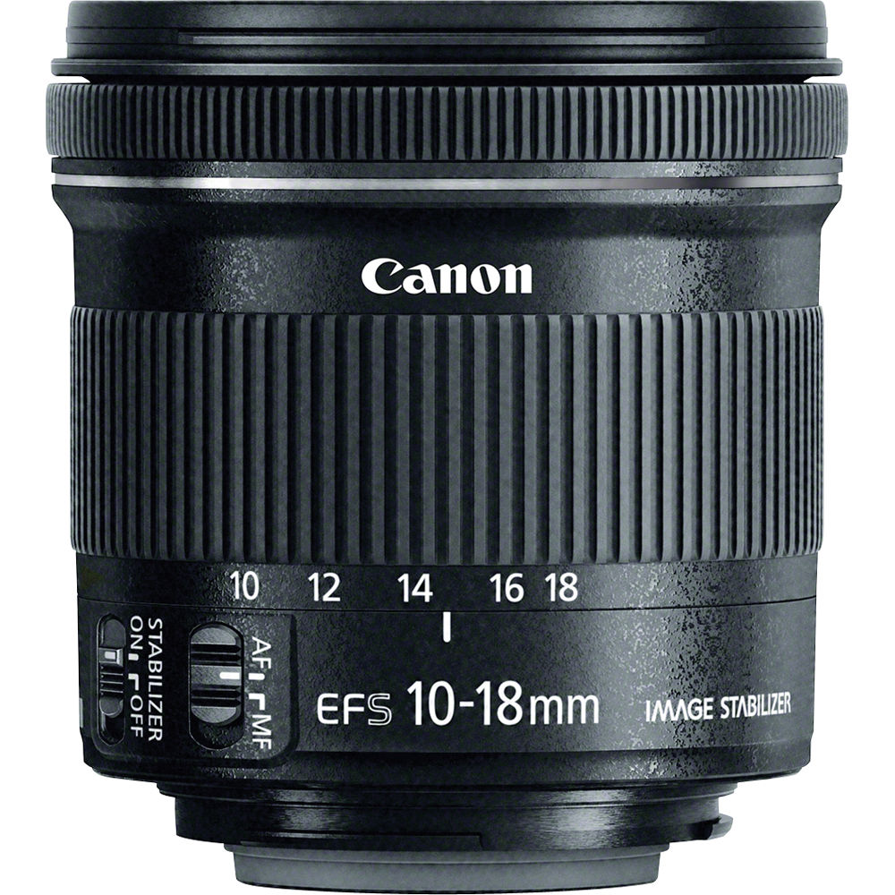 Objectif Canon EF-S 10-18 mm f/4.5-5.6 IS STM - Ensemble d'accessoires 7 pièces