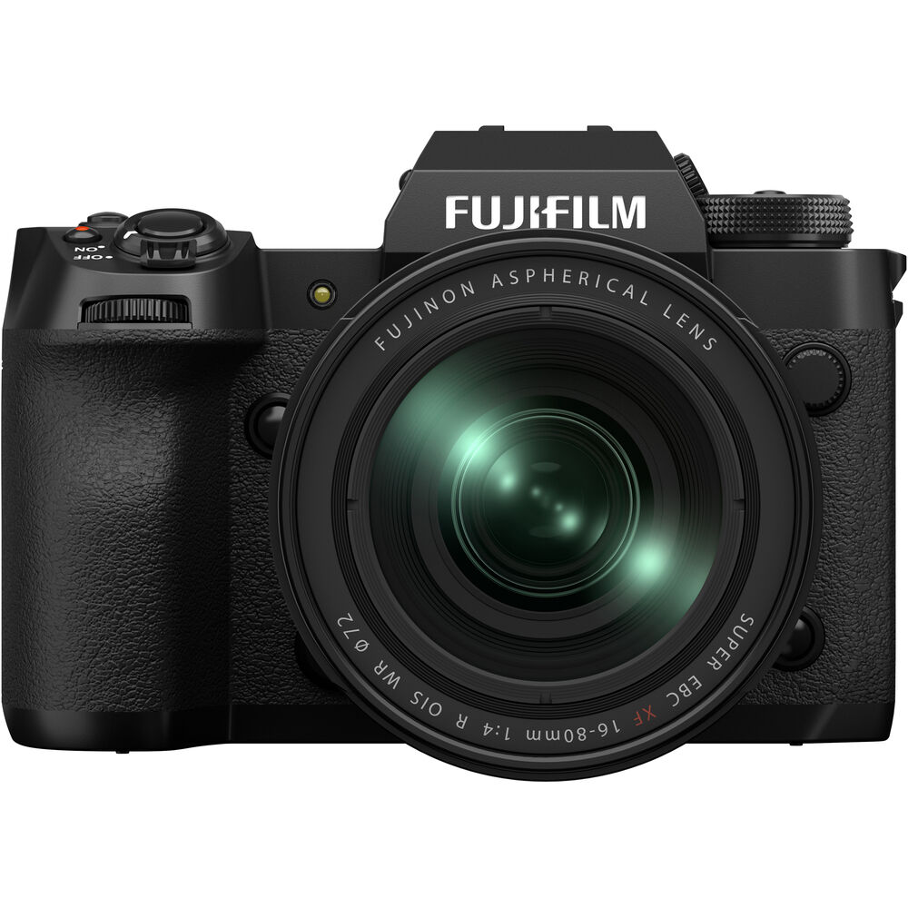 Appareil photo sans miroir FUJIFILM X-H2 avec objectif 16-80 mm - Ensemble d'accessoires 12 pièces