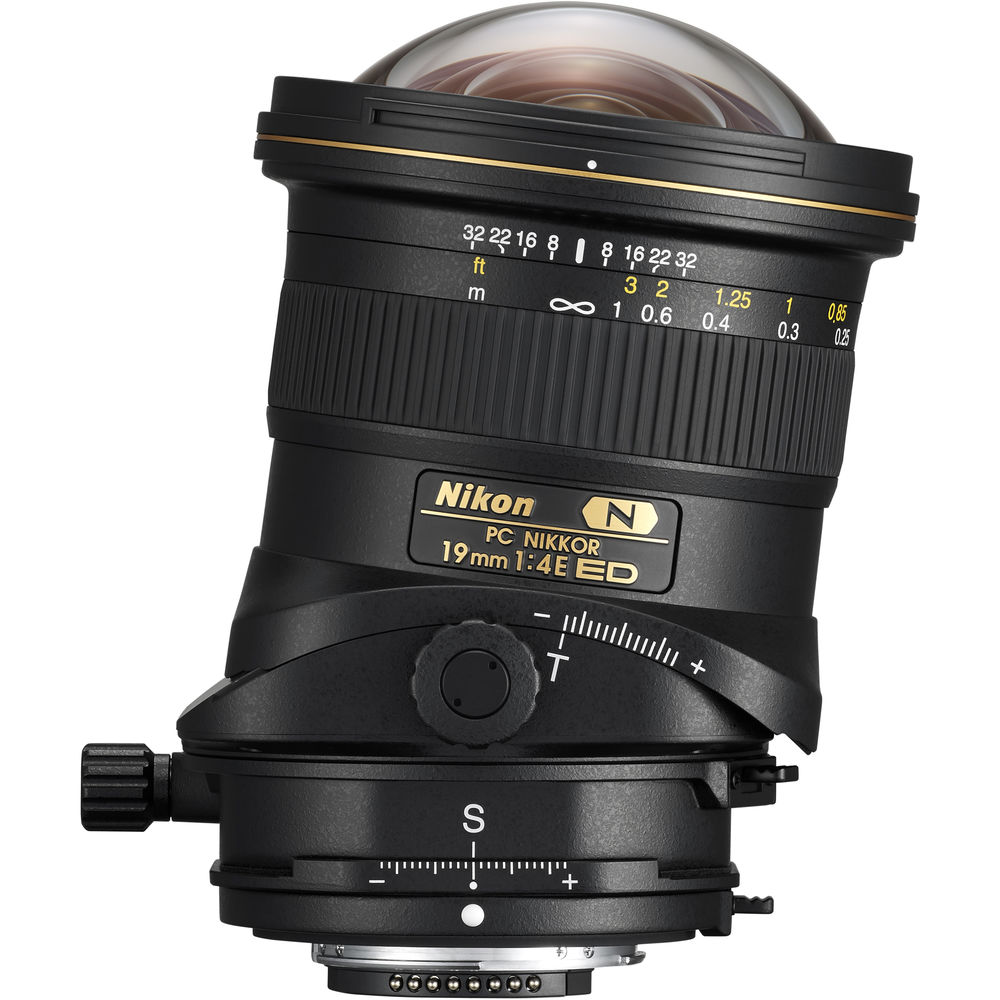 Objectif Nikon PC NIKKOR 19 mm f/4E ED à inclinaison et décalage