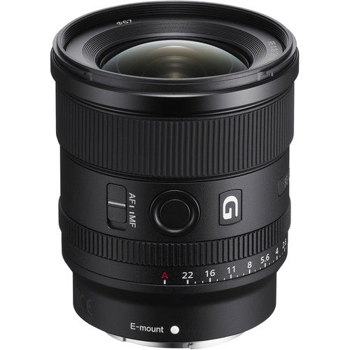 Objectif Sony FE 20 mm f/1,8 G - SEL20F18G