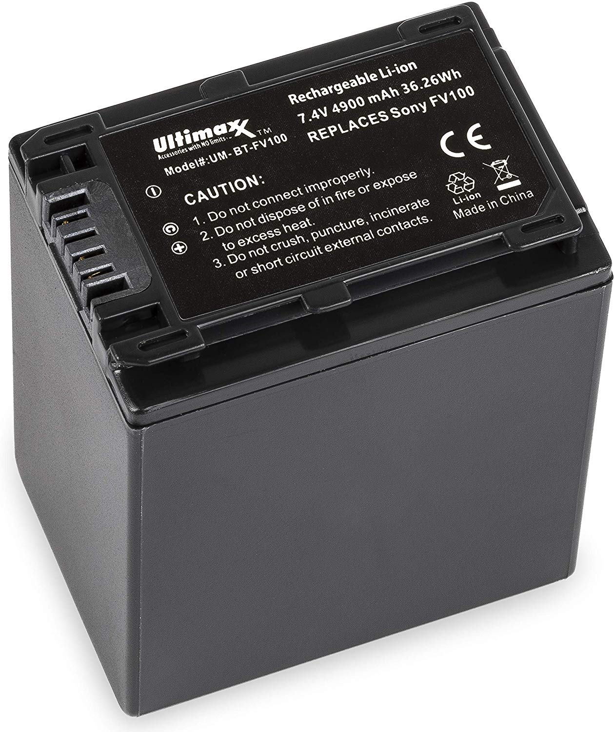 Chargeur rapide ULTIMAXX avec 2 batteries NP-FV100 pour Sony DCR-SR15 et SR2