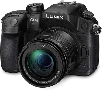 Panasonic Lumix DMC-GH4 avec objectif 12-60 mm f/3.5-5.6 ASPH - Ensemble d'accessoires 12 pièces