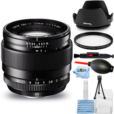 Fujifilm XF 23mm f/1.4 R Lens 16405575 - Essential UV Filter Bundle