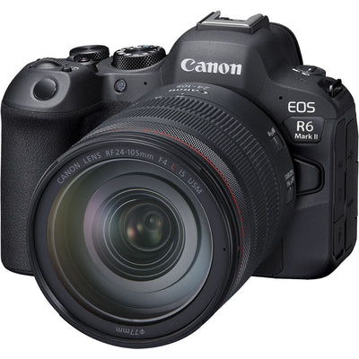 Appareil photo sans miroir Canon EOS R6 Mark II avec objectif 24-105 mm f/4 5666C011 - Kit 7 pièces