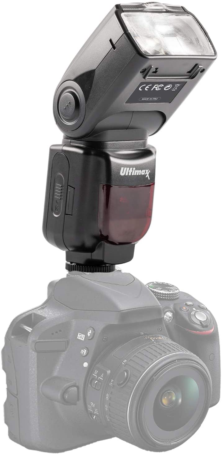 Flash Ultimaxx Professional Dynamic DF210 pour reflex numérique Nikon - Ensemble de piles AA