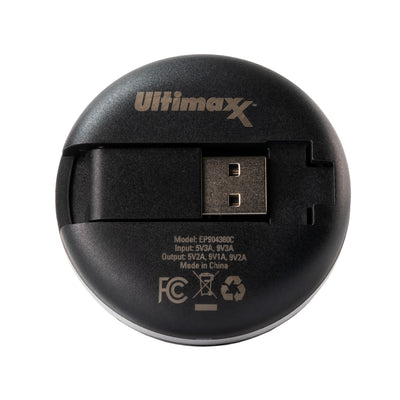 Chargeur Qi sans fil magnétique Ultimaxx 18W pour iPhone 13 12 11 SE Android Samsung